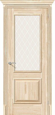 Дверь Классико-13 / Без отделки / White Сrystal