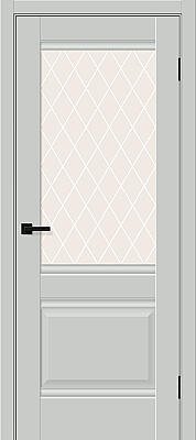 Прима-3 / Grey Silk / White Сrystal